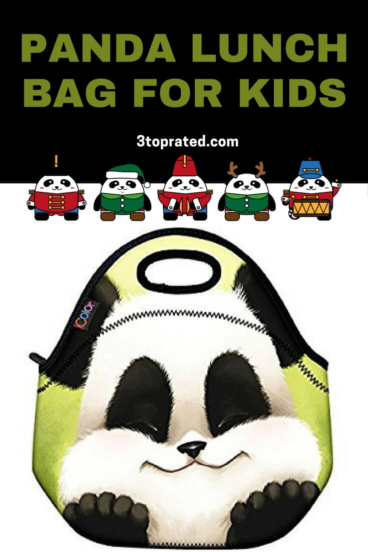 panda lunch bag, panda lunch bag for kid, panda lunch box